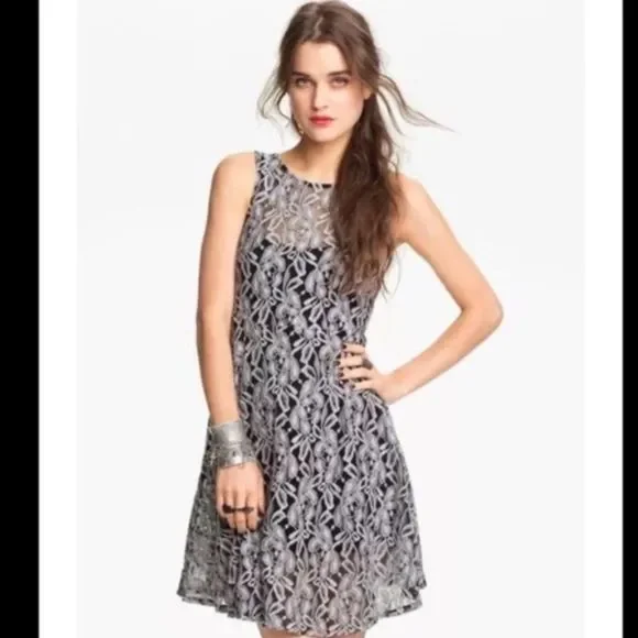 Free People | Dresses | Free People Art To Wear Miles Of Lace Grey Dress S | Poshmark Free People | Dresses | Free People Art To Wear Miles Of Lace Grey Dress S | Poshmark